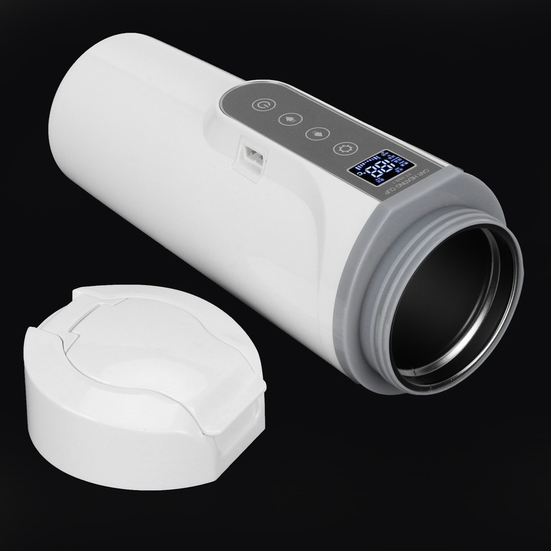 450ml Vacuum Cup Digital Insulated Water Bottle Car Heating Cup