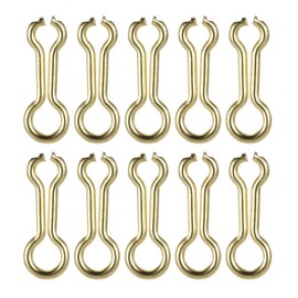 Walmeck 200PCS Brass Sinker Wire Eye for DO-IT Molds