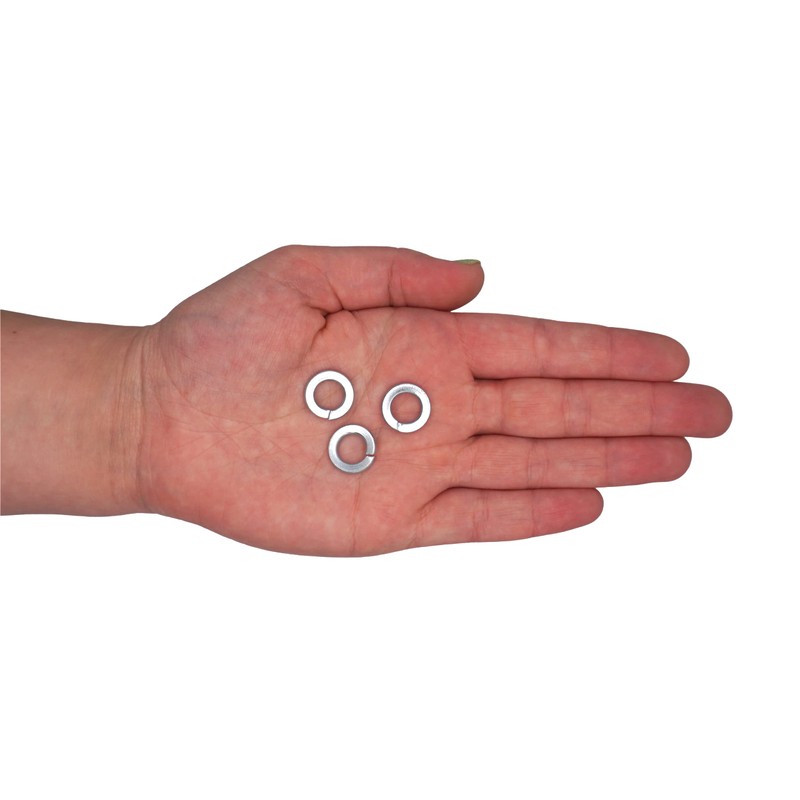 (Pack of 250) DIN 127 Spring Washers M8 Metal Washers