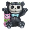 Furry Bones Basheera Voodoo Skeleton With Pink Panther Doll Figurine