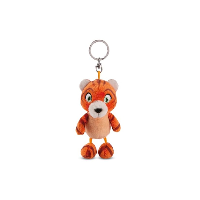 Niki Sunset Dream 2024 Tiger Mandarina Key Ring, 3.9 inches