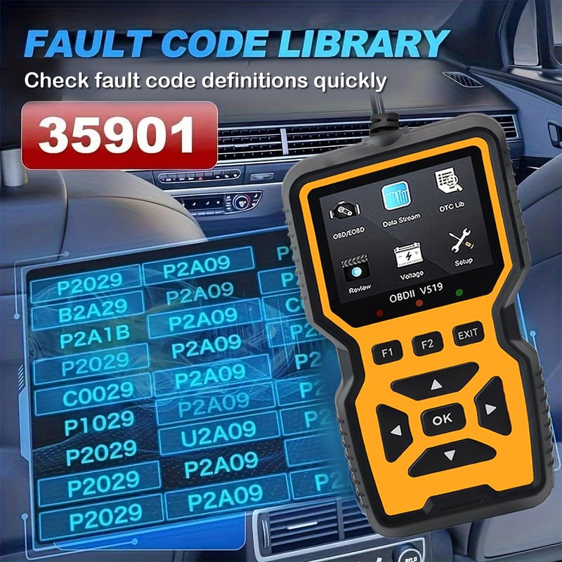 OBD2 Scanner Diagnostic Tool - Check Engine Light Code Reader,
