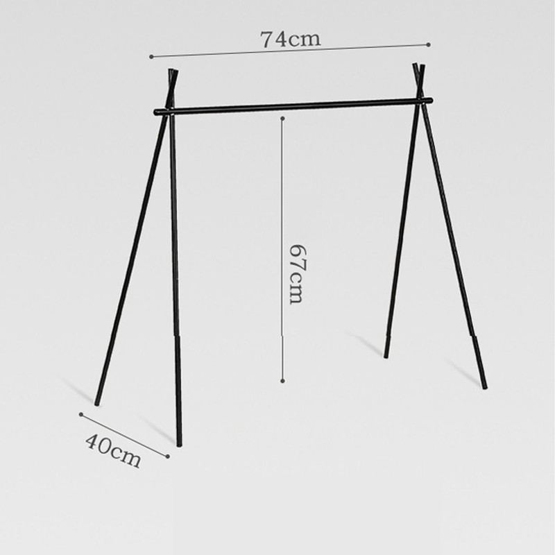 Camping Racks Aluminum Alloy Folding Triangular Shelf Collapsible Hanging Organizer