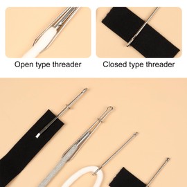 4pcs DIY Rope Threader, DIY Drawstring Threaders, Metal Bodkin Sewing Tool for Shorts Sweatpants