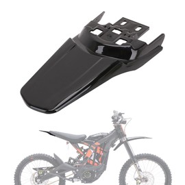 JFG RACING Sur Ron Rear Fender,Motorcycle Rear Fender Mudguard Plastic for Surron Sur Ron Light Bee X/S Segway X260 X160 Electric Dirt Bike EBike Black