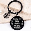 Tasoraor Best Grandpa Gift Keyring – Double-Sided Engraving Key Ring