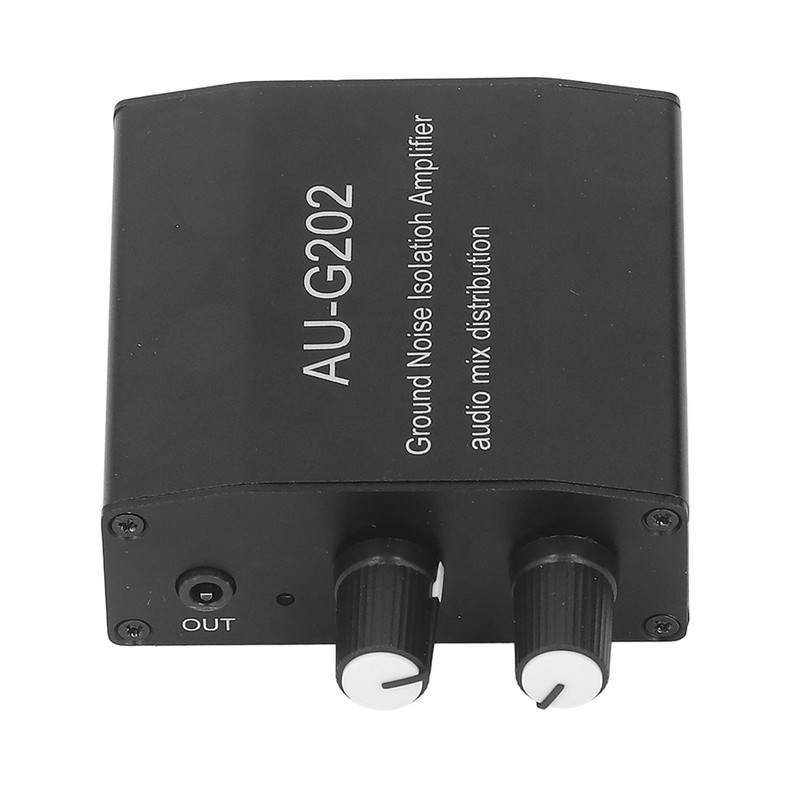 Stereo Music Signal Preamplifier 2 In 2 Out Audio Mix