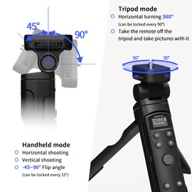 for Canon Camera Tripod Shooting Grip with Shutter Release,AODELAN Rechargeable Wireless Remote Control Handle for R50,G7X Mark III,R6 Mark II,R5,R6,R7,R10,R100,M6 Mark II,M200,M50,90D,200D,M50 II