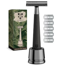 Safety Razor Wood (Midnight with Stand)