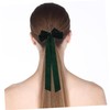 Healvian 6pcs Velvet Hair Bows for Strong Duckbill Clips Soft