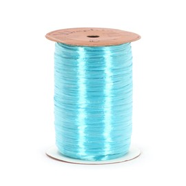 Berwick Wraphia Pearlized Rayon Craft Ribbon, 100-Yard Spool, Robin Egg Blue