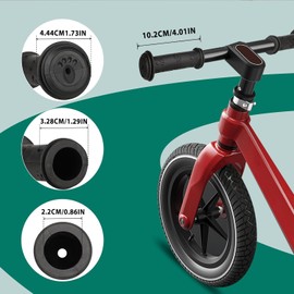Jowxsx 1 Pair of Children's Bicycle Grips 22 mm Handlebar Grips Bicycle Children with Ergonomic Non-Slip Children's Bicycle Grips Rubber Grips for Scooter Tricycle Children Balance Bike Children's