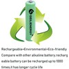 GEILIENERGY NICD AA 800mAh Rechargeable Battery for Solar Light,Solar Lamp,Garden
