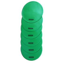 GAMMA Court Spots, 10 inch Markers for Training and Drills, All Sports and Activities, Durable and Easy to Clean, 18-Pack Assorted