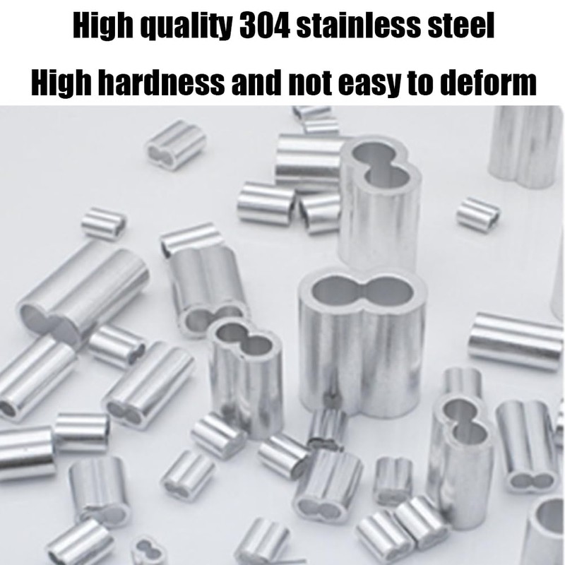 Kitchen Dreams Aluminium Clamp Ring for 2mm Ropes and Cables