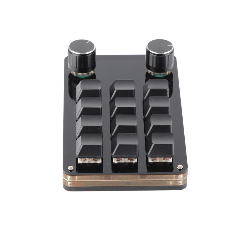 Red Switch Macro Keyboard Plug and Play Ergonomic Customized Knobs