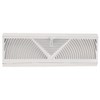 Diffuser, Baseboard, White, 15 in.
