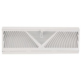 Diffuser, Baseboard, White, 15 in.
