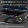 SOLAKAKA SM901 Gaming Mouse,13800DPI RGB Mouse with Programmable Buttons,53g Lightweight