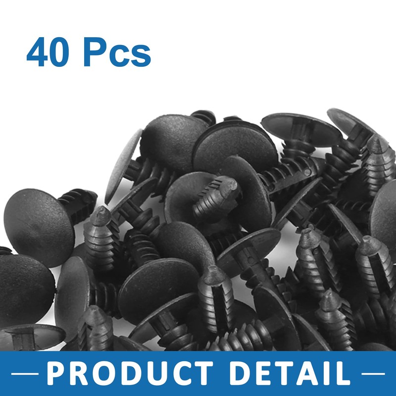 A ABSOPRO Pack of 40 Bolt Rivets 5 mm Hole