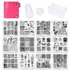 Biutee Nail Image Plate Set of 12 Nail Plates 1