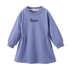 Mud Kingdom Smock - Vestido tipo sudadera para niña, Azul / Patchwork, 4 Años