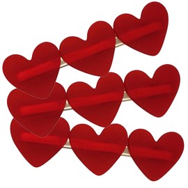 OATIPHO 3Pcs Heart Hair Clips Set for Women Cute Side Hair Barrettes for Everyday Wear and Special Occasions