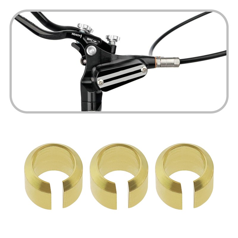 VGOL 4 Sets of Bicycle Brakes Olive Insert Compatible with