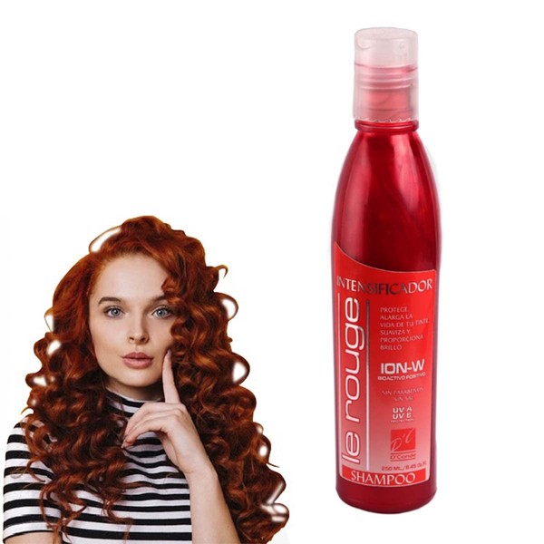 D'Conde Shampoo Matizador Intensificador Rojo Le Rouge Sin Sales Ni