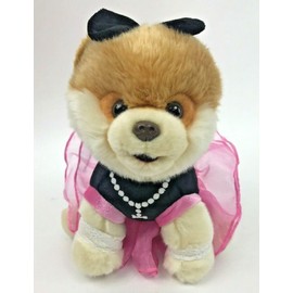 Adorable Dog Plush with Pink Tutu