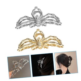WOONEKY 2pcs Spider Hair Clips for Women Elegant Clamps for Thick Curly Straight Hair and Comfortable for Parties and Everyday Use