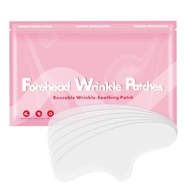 6 parches antiarrugas reutilizables para la frente, parche antiarrugas para líneas finas, cinta facial de silicona para reducir las arrugas, mascarilla hipoalergénica para eliminar las arrugas, kit