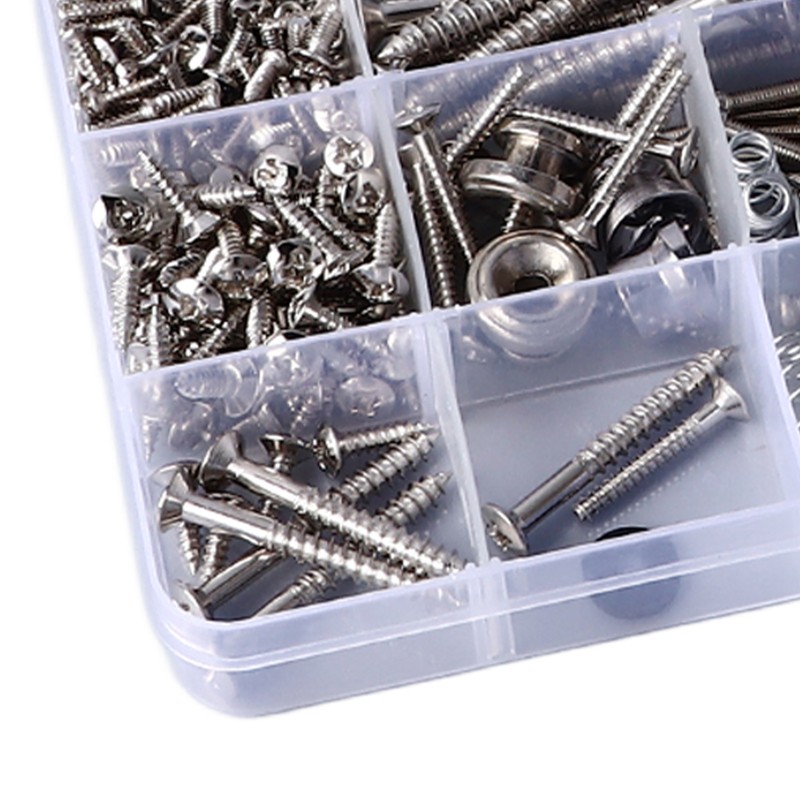 Guitar Repair Screw Kit Electric Acoustic Guitar Mounting Screws Strap