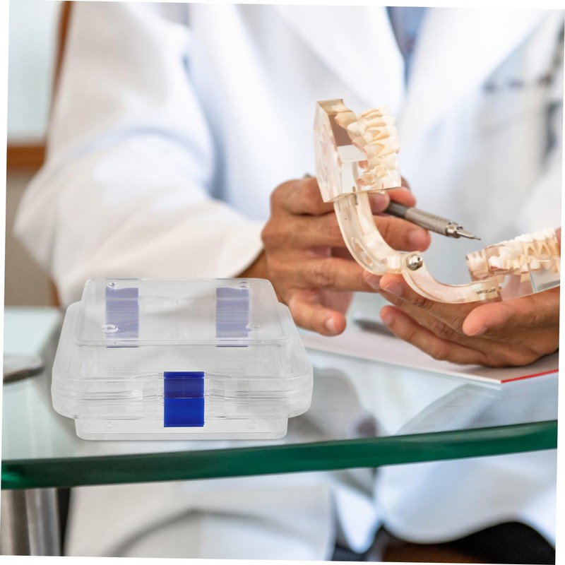 BIUDECO Case Bath Container Cups for Soaking Retainers Storage Cleaning