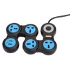 10A Multifunctional Power Strip Socket 5 Sockets Outlet with USB