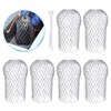 vsshe 6 Pcs Aluminum Gutter Guards, Metal Gutter Downspout Guard