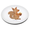 Mr. & Mrs. Panda Round Magnet Squirrel Christmas Time -