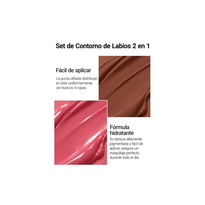 Erinde Barra de labios y perfilador 2 en 1,#09