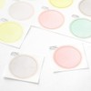 Midori 82510006X2 Colored Paper Seals, Translucent, Dot Pattern, Set of