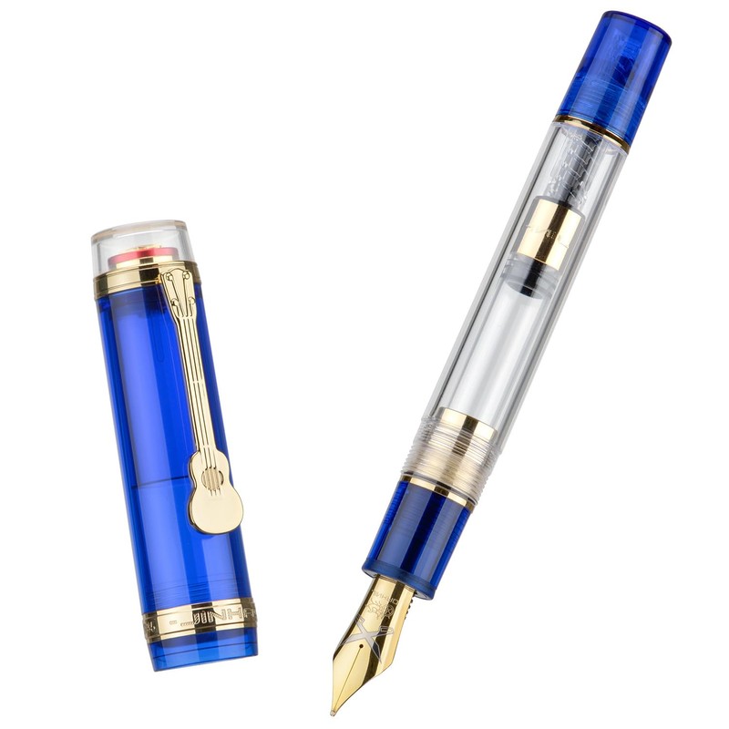 Jinhao Tiandao 1935 Fountain Pen Fine #8 Sword Nib, Blue