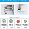 Hibbent NSF/ANSI/CAN 61 Certified 360 Degree Swivel Sink Faucet Aerator,