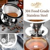Stainless Steel Coffee Filter - Permanent Reusable Hand Filter, Permanent