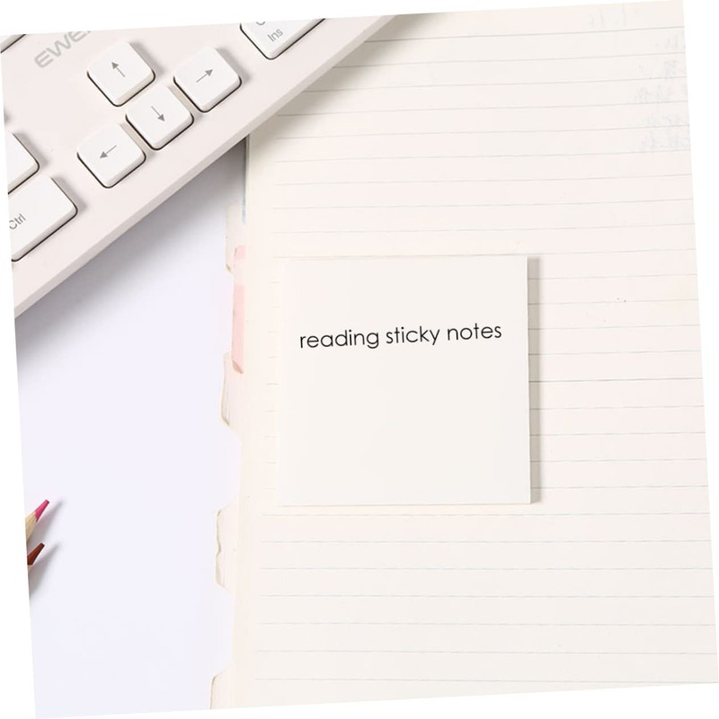 Operitacx 18 Pcs Transparent Note Pad Escritorios Memo Scratch Pad