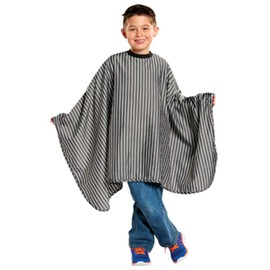 Scalpmaster Cutting Kids Striped Barber Cape CA-4130