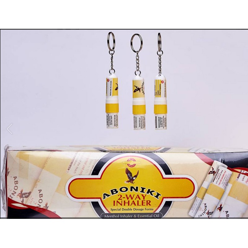 12/2025 ABONIKI 2 WAY Inhaler (Menthol Inhaler & Essential Oil)