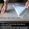 Extra Large Clear Puzzle Glue Sheets Puzzle Saver Peel and
