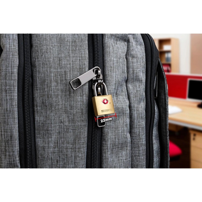 Brinks 2 Pack Tsa Approved Brass Luggage Locks Durability Travel