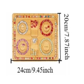 Wood Beading Board for Bracelet Making, Bamboo Beading Board for DIY Bracelets, Anklets, Pendants, Bead Organizer Craft Tray, Bead Storage