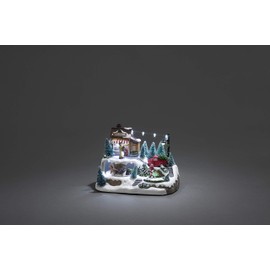 Konstsmide LED-Weihnachtsdekoration Weihnachtsbaum Kalt-Weiß LED (einfarbig) 3447-000, Bunt