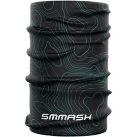 SMMASH Printed Multifunctional Scarf for Cycling Running Outdoor Training Mouth Guard Bandana Neck Warmer for Women Men Made in EU